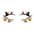 Witch Hat Pumpkin Halloween Eye Tattoo