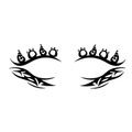 Cute Pumpkin Halloween Eye Tattoo