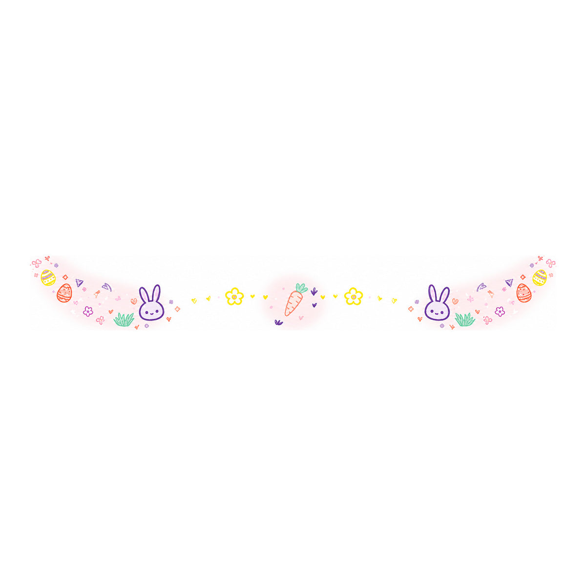 Carrot Doodle Easter Washi