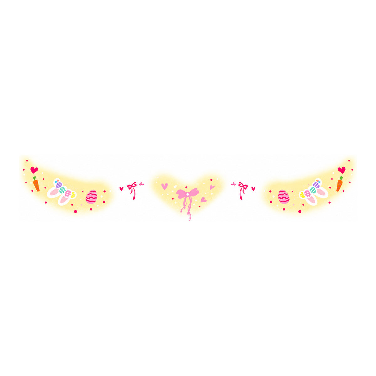 Heart Bunny Easter Washi