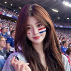Netherlands Flag Heart Face Tattoos