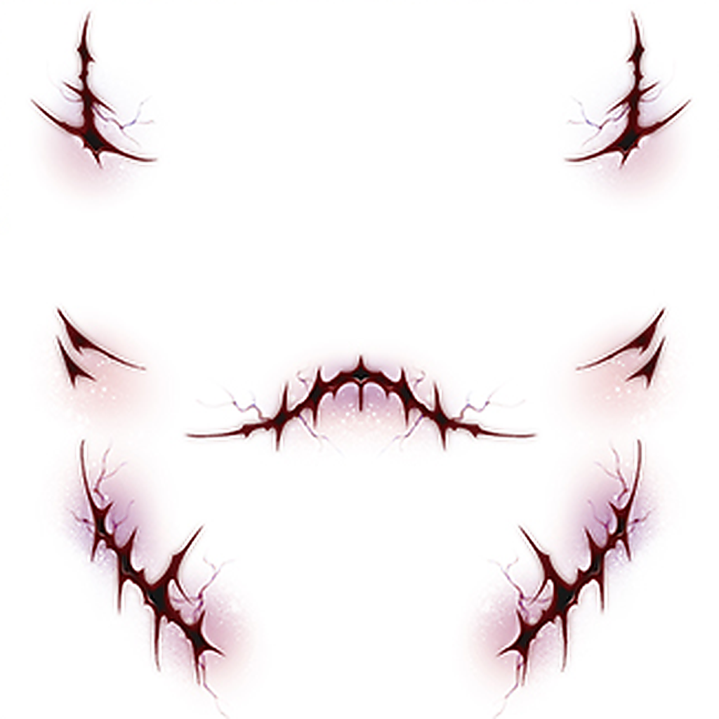 Stitch Mark Halloween Tattoo