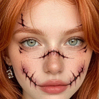 Stitch Mark Halloween Tattoo
