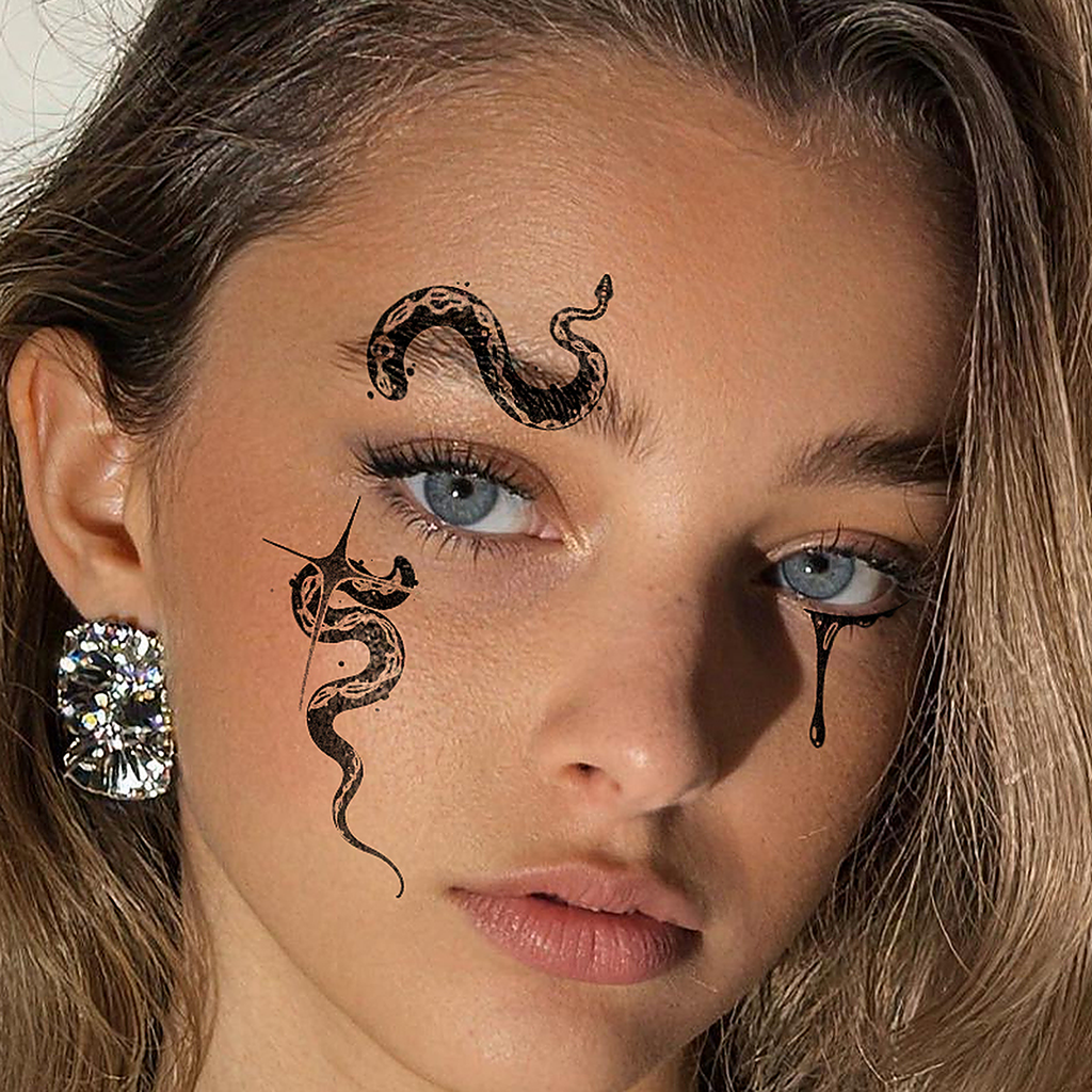 Serpent Tattoo Halloween Decal