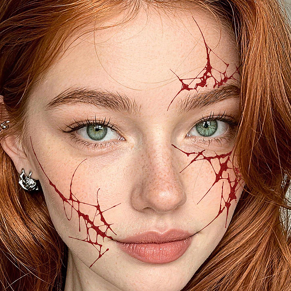 Vein Tattoo Halloween Decal