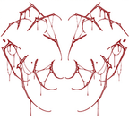 Fangline Tattoo Halloween Decal