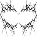 Black Web Tattoo Halloween Decal
