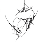 Curve Web Tattoo Halloween Decal