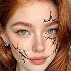Curve Web Tattoo Halloween Decal