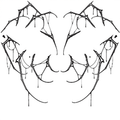 Frame Web Tattoo Halloween Decal