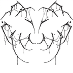 Frame Web Tattoo Halloween Decal