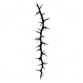 Spine Twig Tattoo Halloween Decal