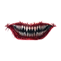 Halloween Carnivore Jaw Tattoo
