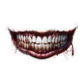Halloween Zombie Grin Tattoo
