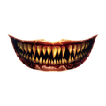 Halloween Ogre Mouth Tattoo