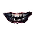 Halloween Wraith Grin Tattoo
