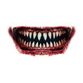 Halloween Horror Jaws Tattoo