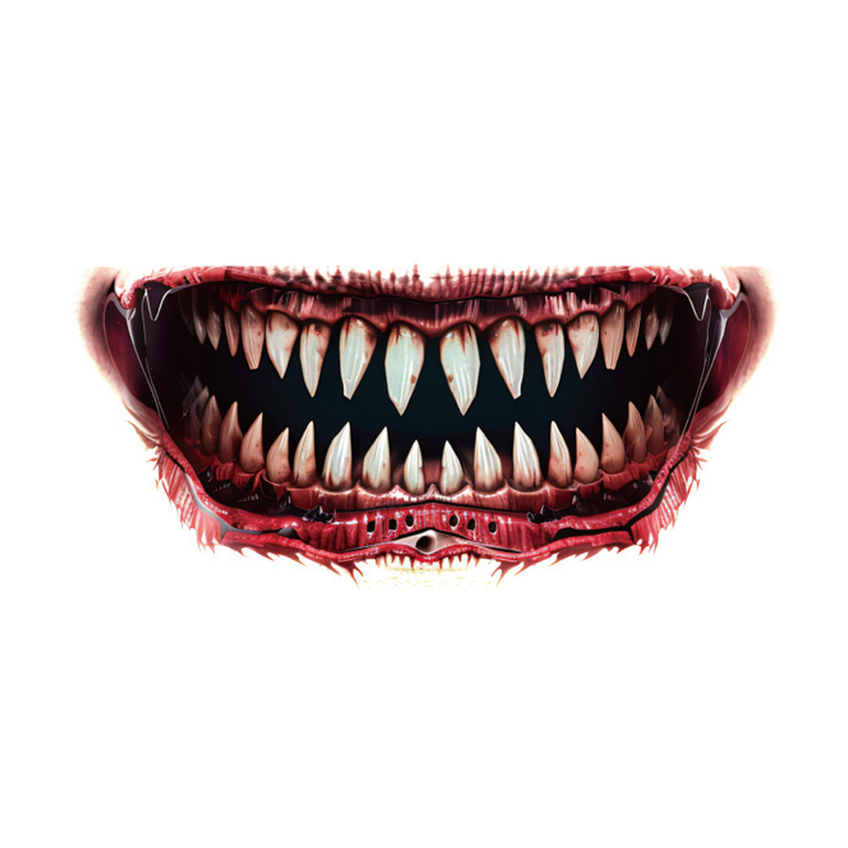 Halloween Horror Jaws Tattoo