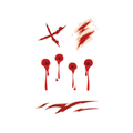 Halloween Bloody Wound Tattoo