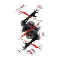 Halloween Demon Claw Tattoo