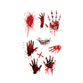 Halloween Bloody Palm Tattoo