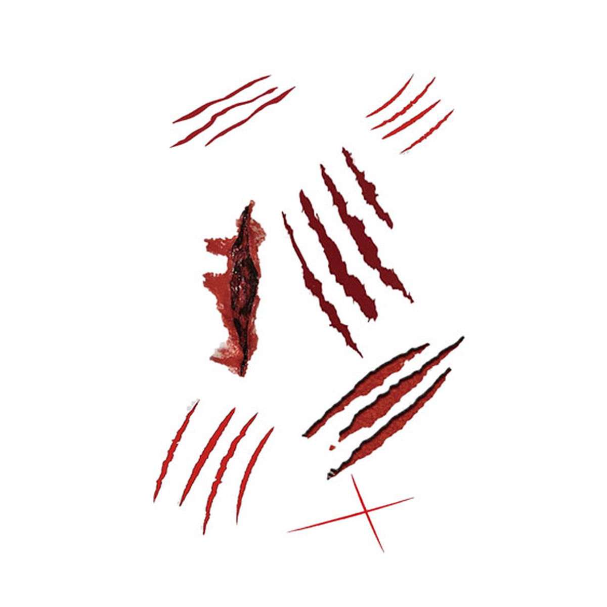 Halloween Bloody Claw Tattoo