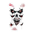 Halloween Horror Face Tattoo