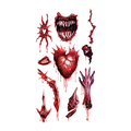 Halloween Bloody Scar Tattoo Stickers