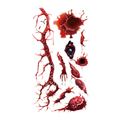 Halloween Vein Wound Tattoo Stickers