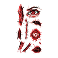 Halloween Eye Scar Tattoo Stickers