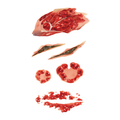 Halloween Tissue Cut Tattoo Stickers