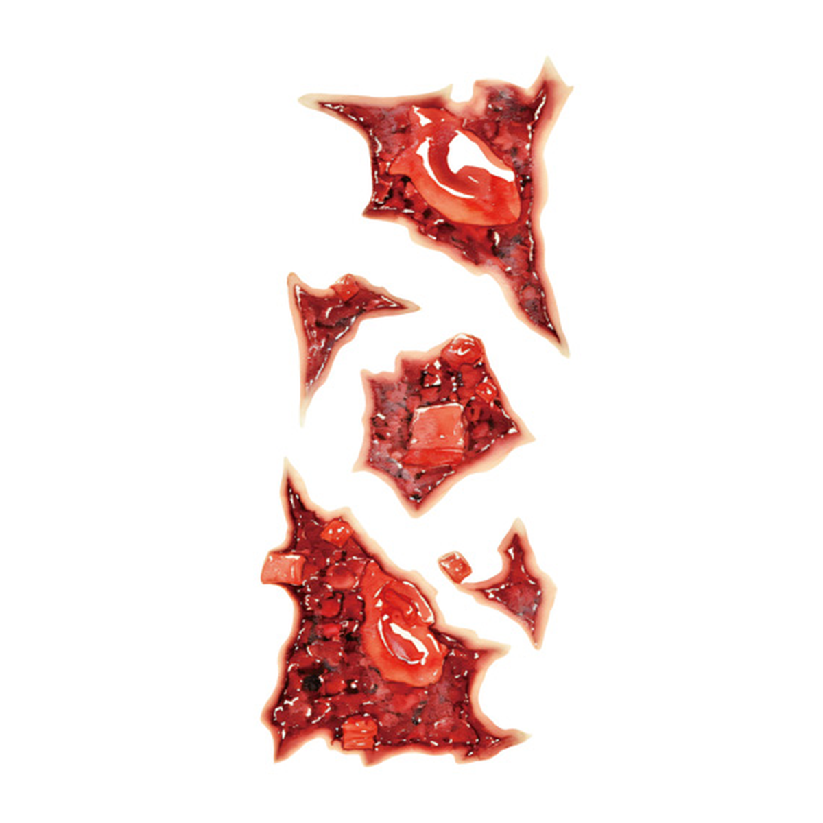 Halloween Rip Flesh Tattoo Stickers