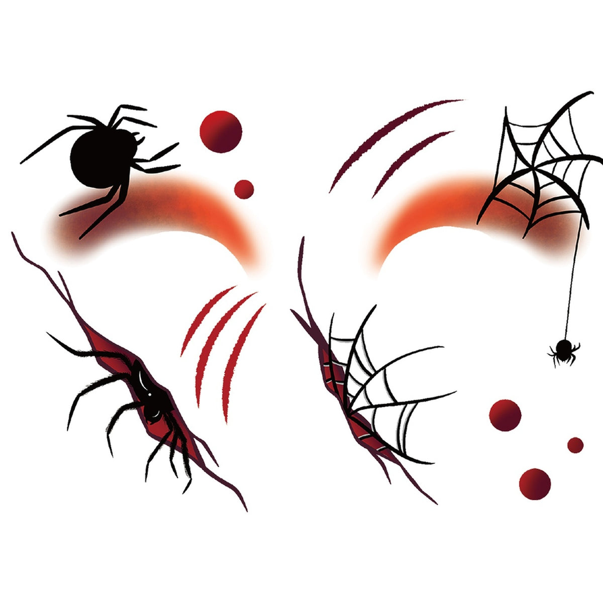 Spider Web Halloween Tattoo
