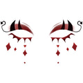 Diamond Devil Halloween Tattoo Stickers