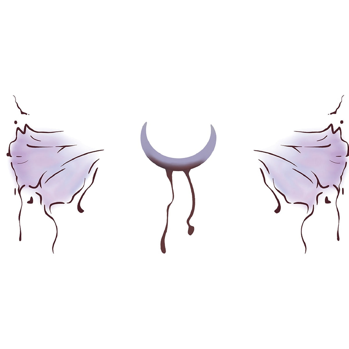 Moon Drip Halloween Tattoo