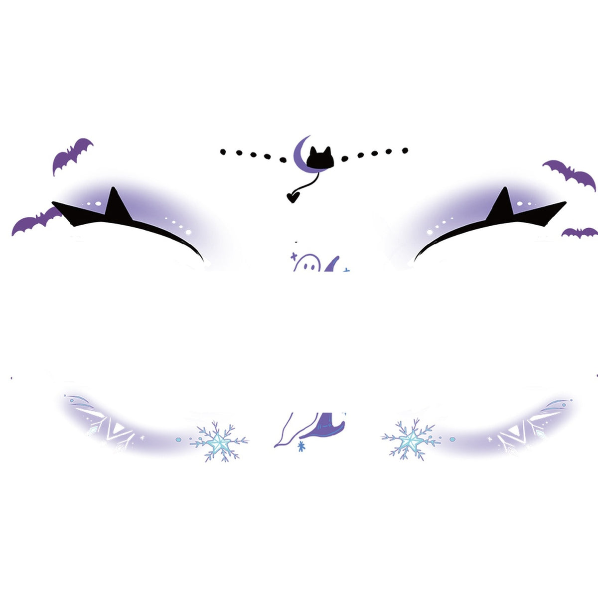 Bat Cat Halloween Tattoo