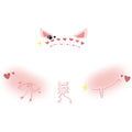 Cat Bow Halloween Tattoo