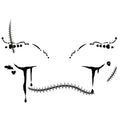 Stitch Face Halloween Tattoo
