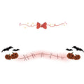 Bow Pumpkin Halloween Tattoo