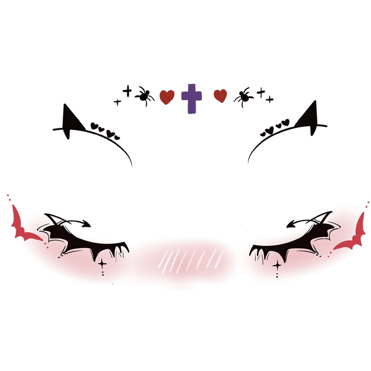 Devil Cross Halloween Tattoo