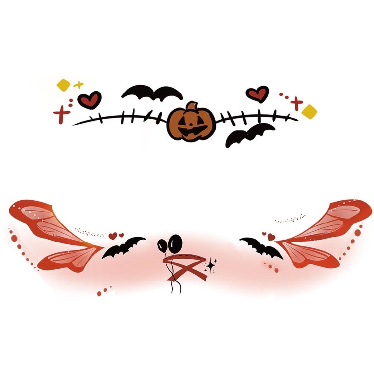Fairy Pumpkin Halloween Tattoo