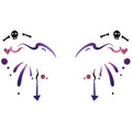 Skull Splash Halloween Tattoo