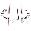 Bat Claw Halloween Tattoo