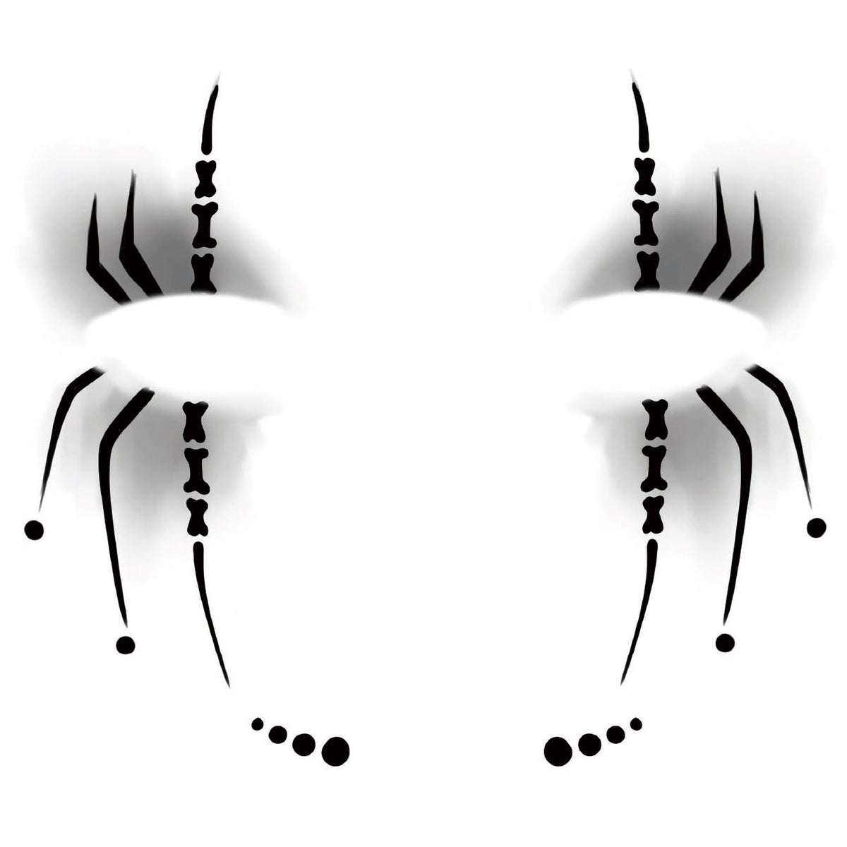 Bone Spider Halloween Tattoo