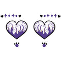 Heart Flame Halloween Tattoo