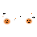 Halloween Bat Pumpkin Tattoo Stickers