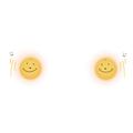 Halloween Smiley Face Tattoo Stickers