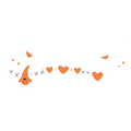 Halloween Ghost Heart Tattoo Stickers
