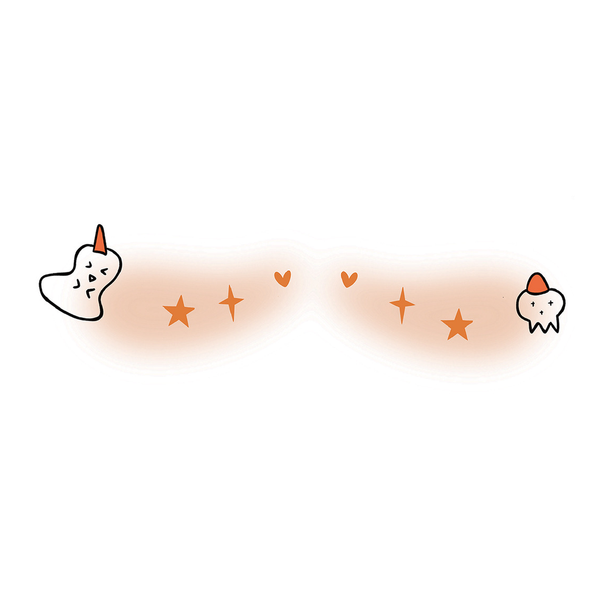 Halloween Star Ghost Tattoo Stickers