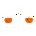 Halloween Pumpkin Heart Tattoo Stickers
